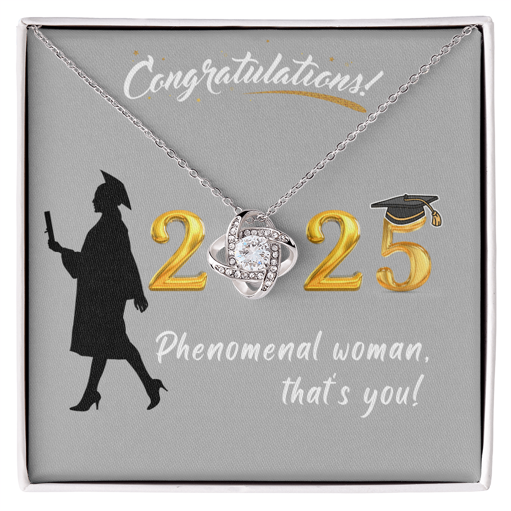 Phenomenal Woman, That's You! - Loveknot Necklace