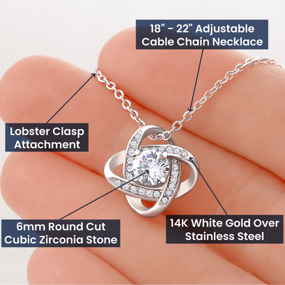 Phenomenal Woman, That's You! - Loveknot Necklace