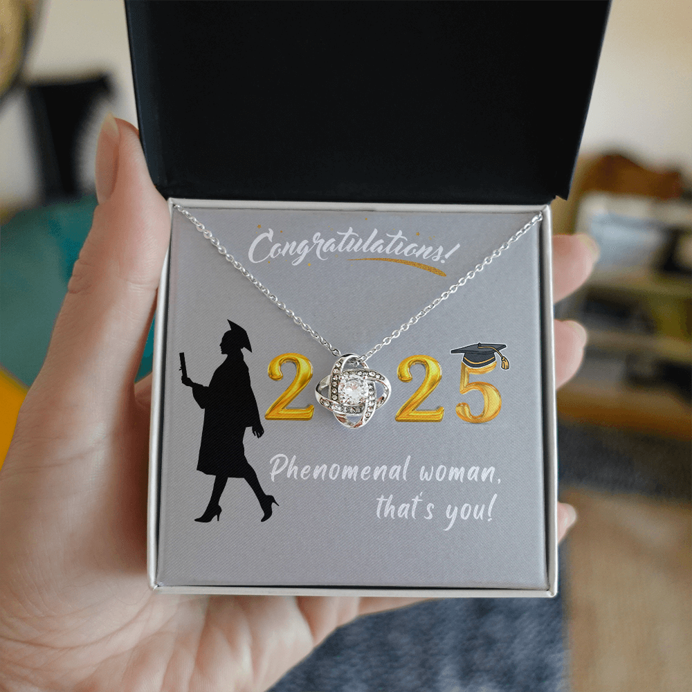 Phenomenal Woman, That's You! - Loveknot Necklace