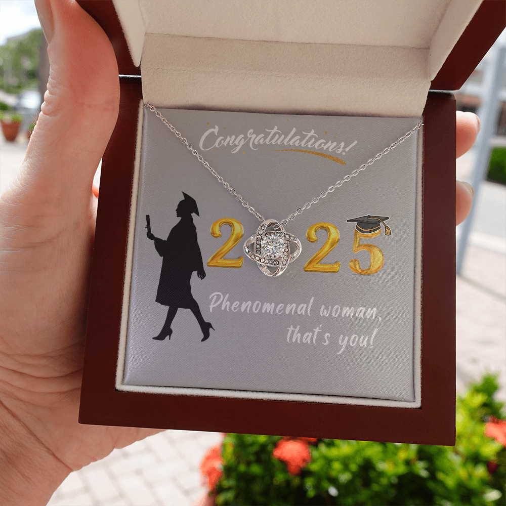 Phenomenal Woman, That's You! - Loveknot Necklace