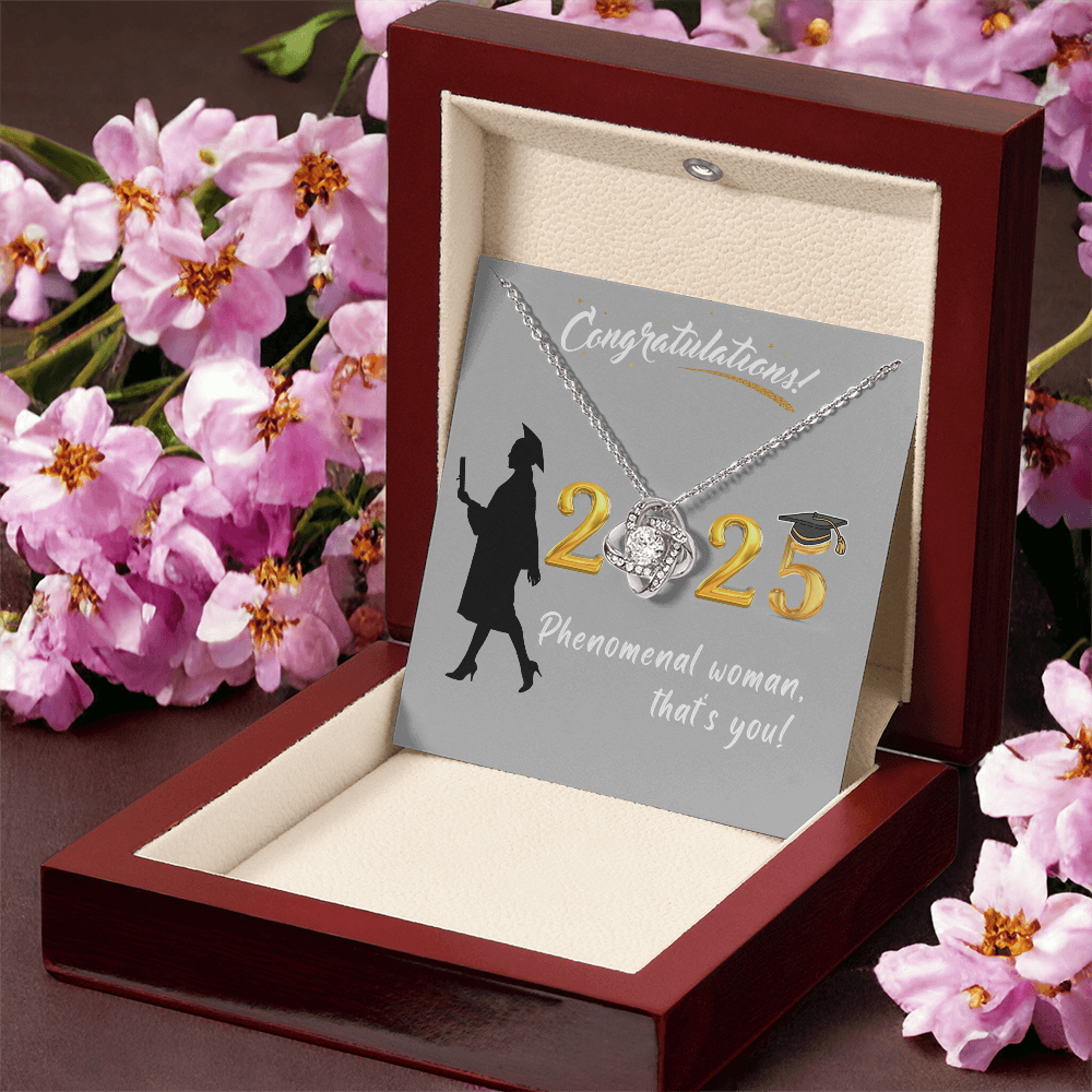 Phenomenal Woman, That's You! - Loveknot Necklace