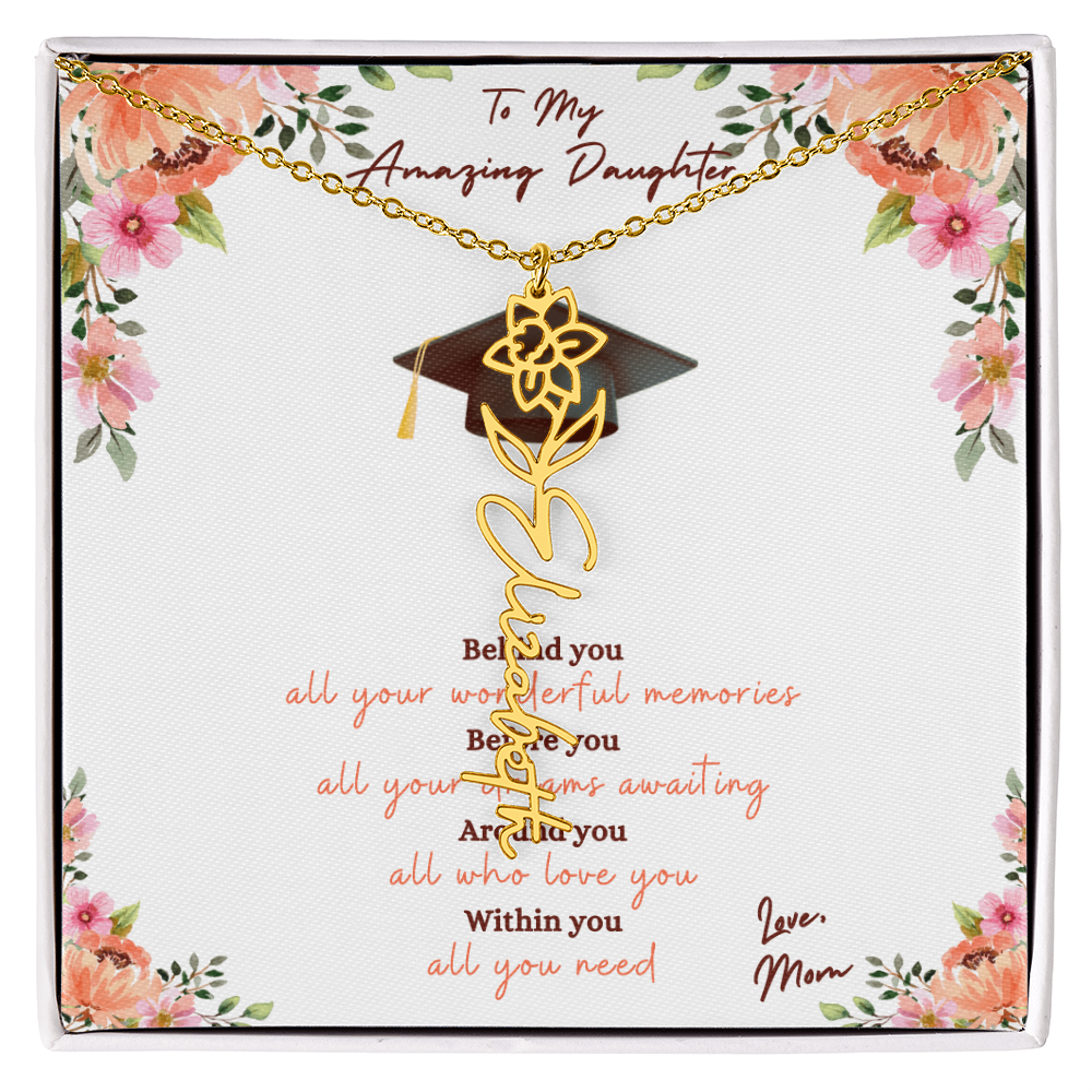 Graduation - To My Amazing Daughter, Love Mom