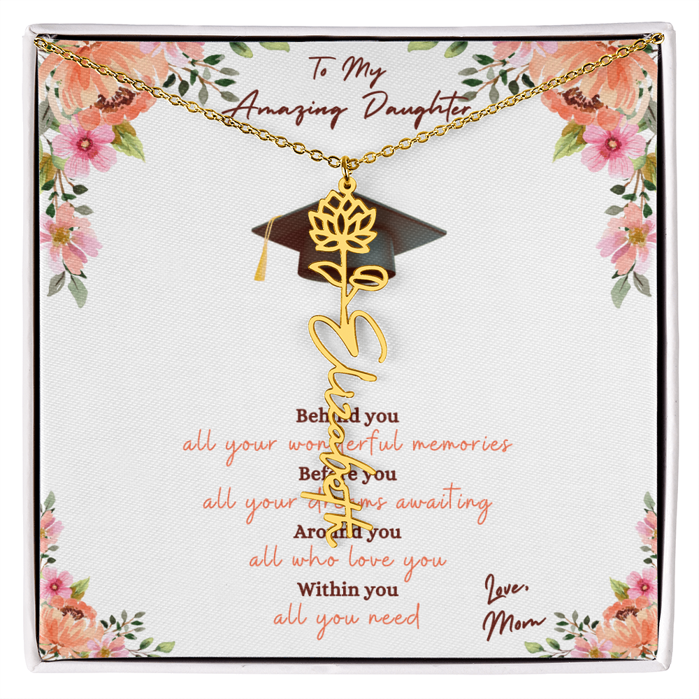 Graduation - To My Amazing Daughter, Love Mom