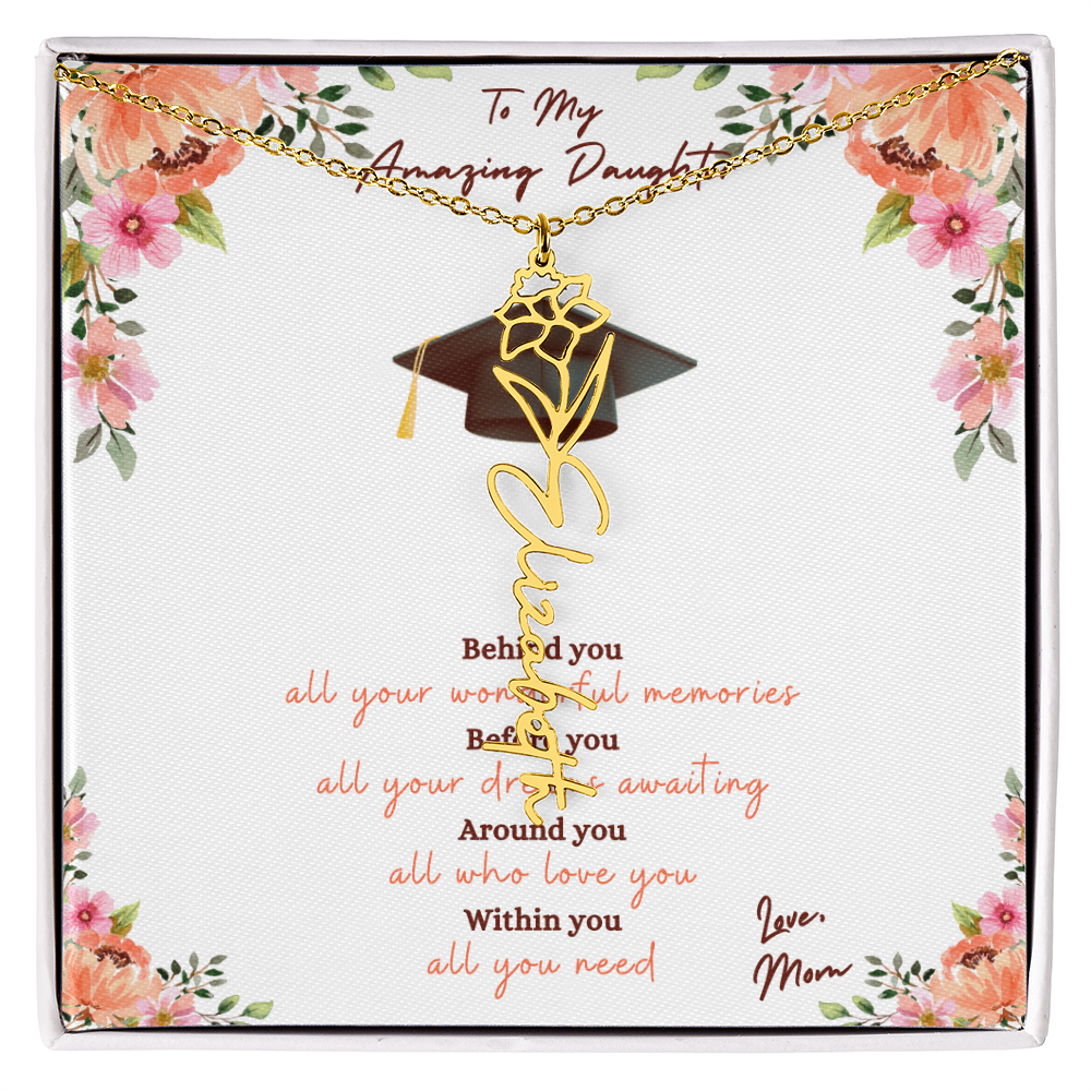 Graduation - To My Amazing Daughter, Love Mom